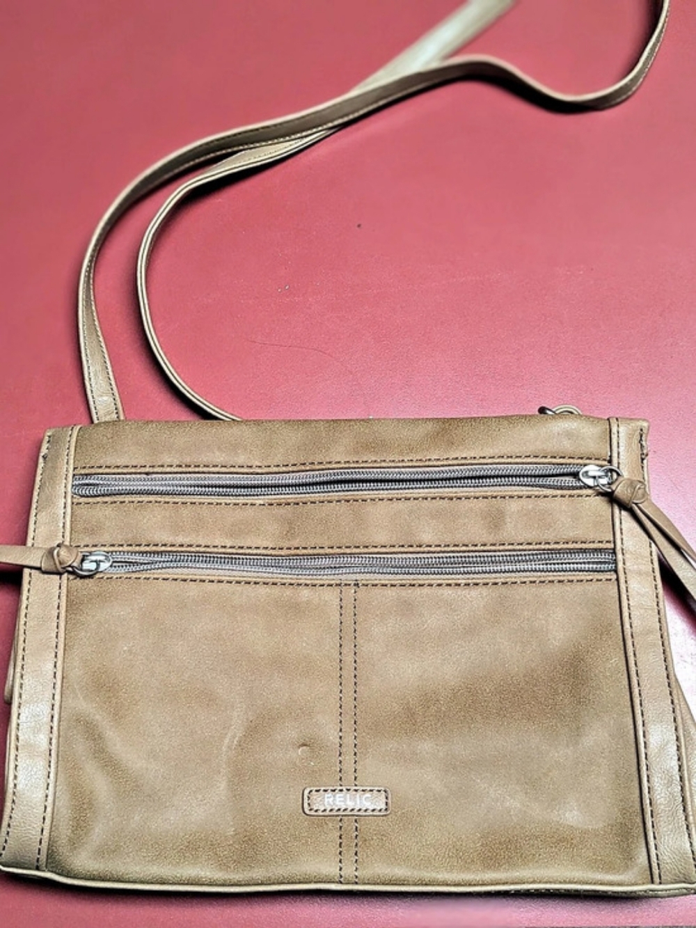 Relic Brown Crossbody Bag